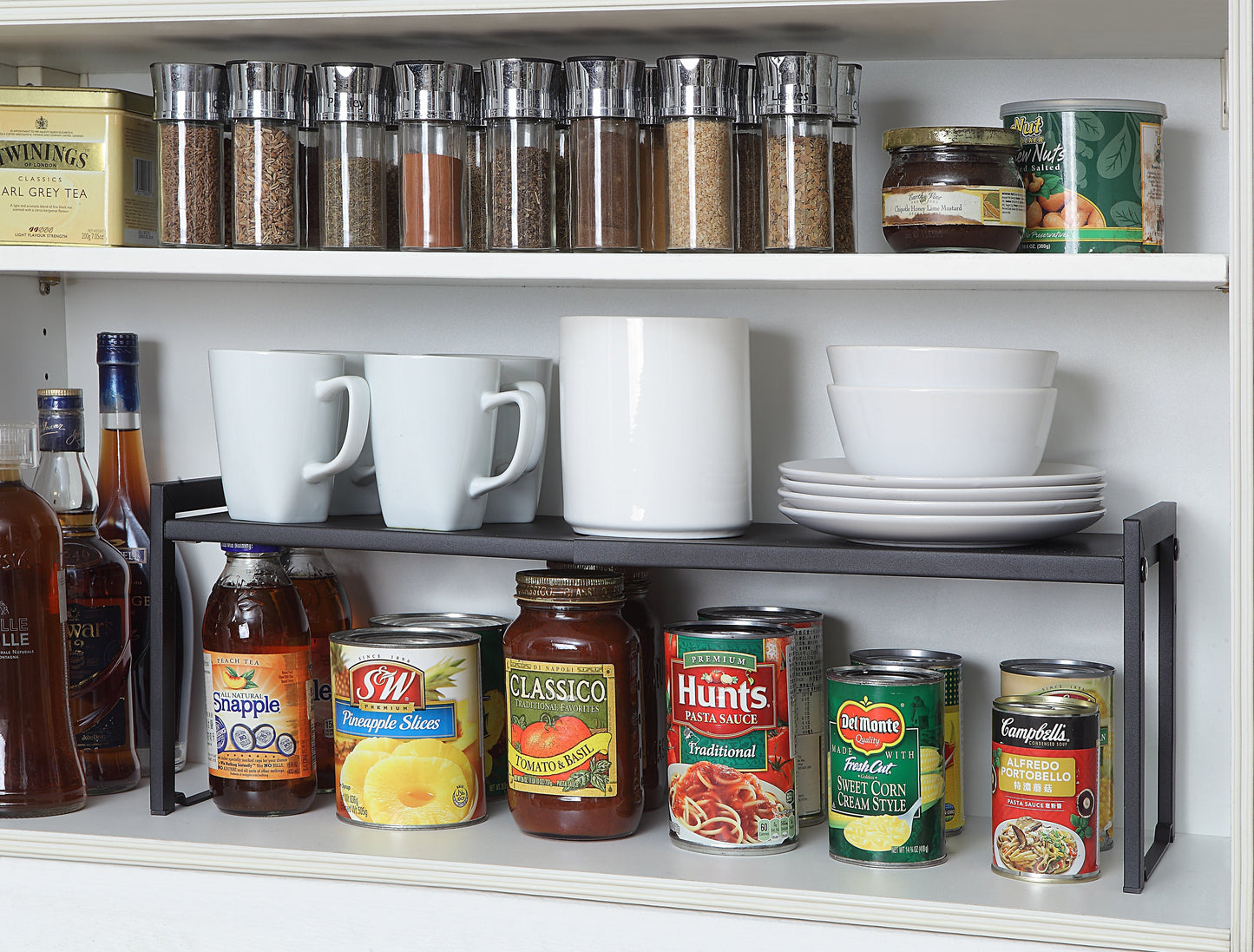 Expandable Cabinet and Counter Shelf Organizer