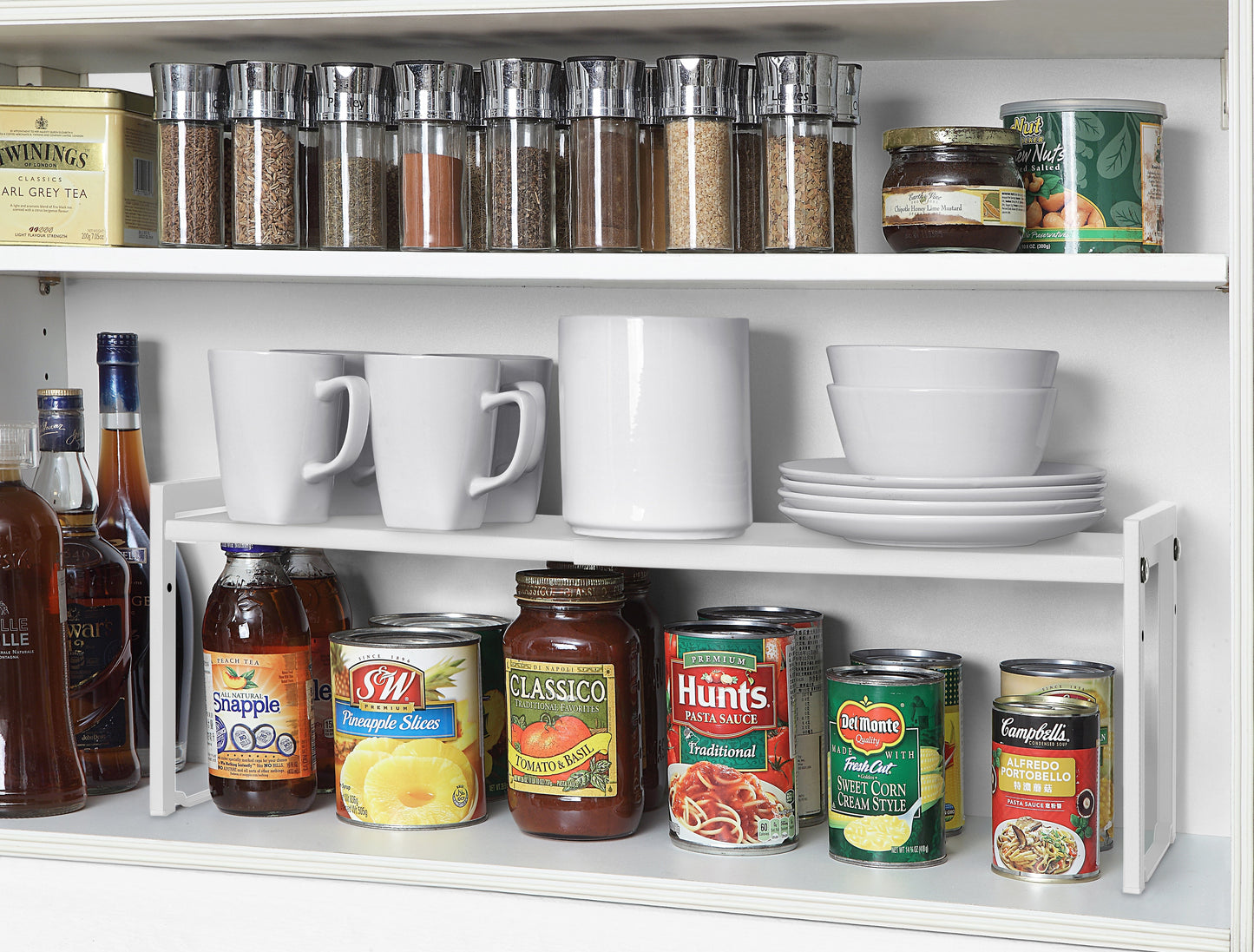 Expandable Cabinet and Counter Shelf Organizer