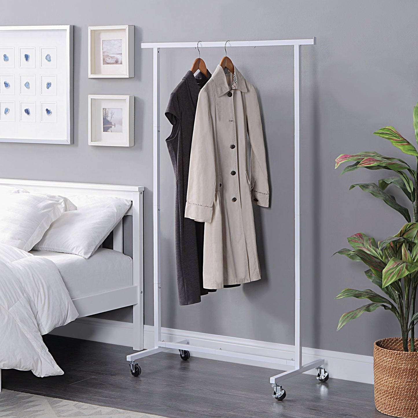 Classic Single Square Garment Standard Rack
