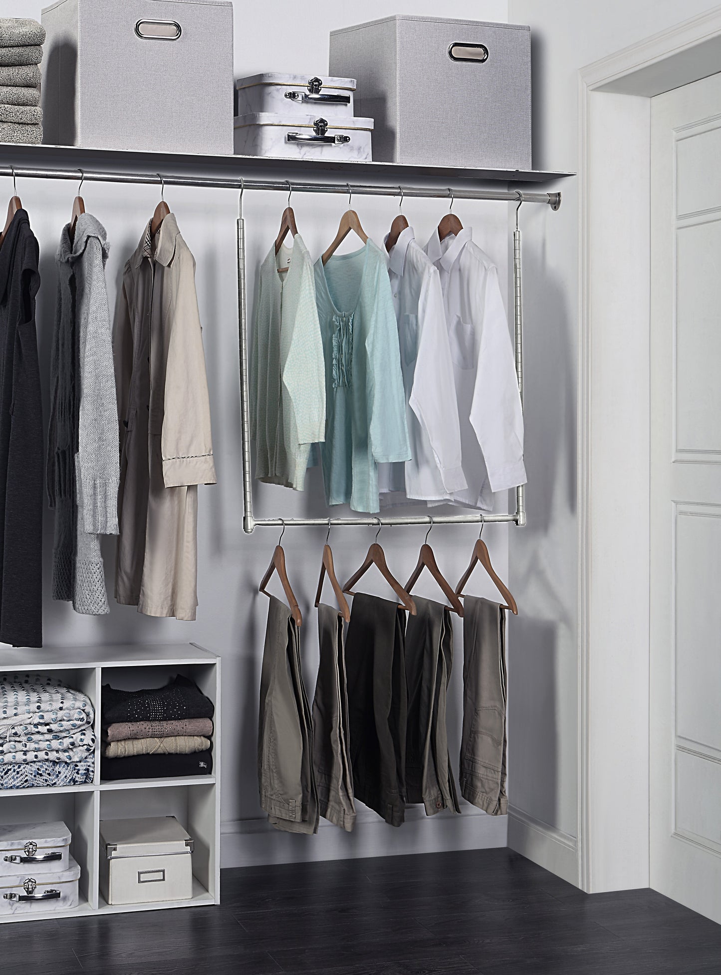 Classic Adjustable Closet Hanging Rod