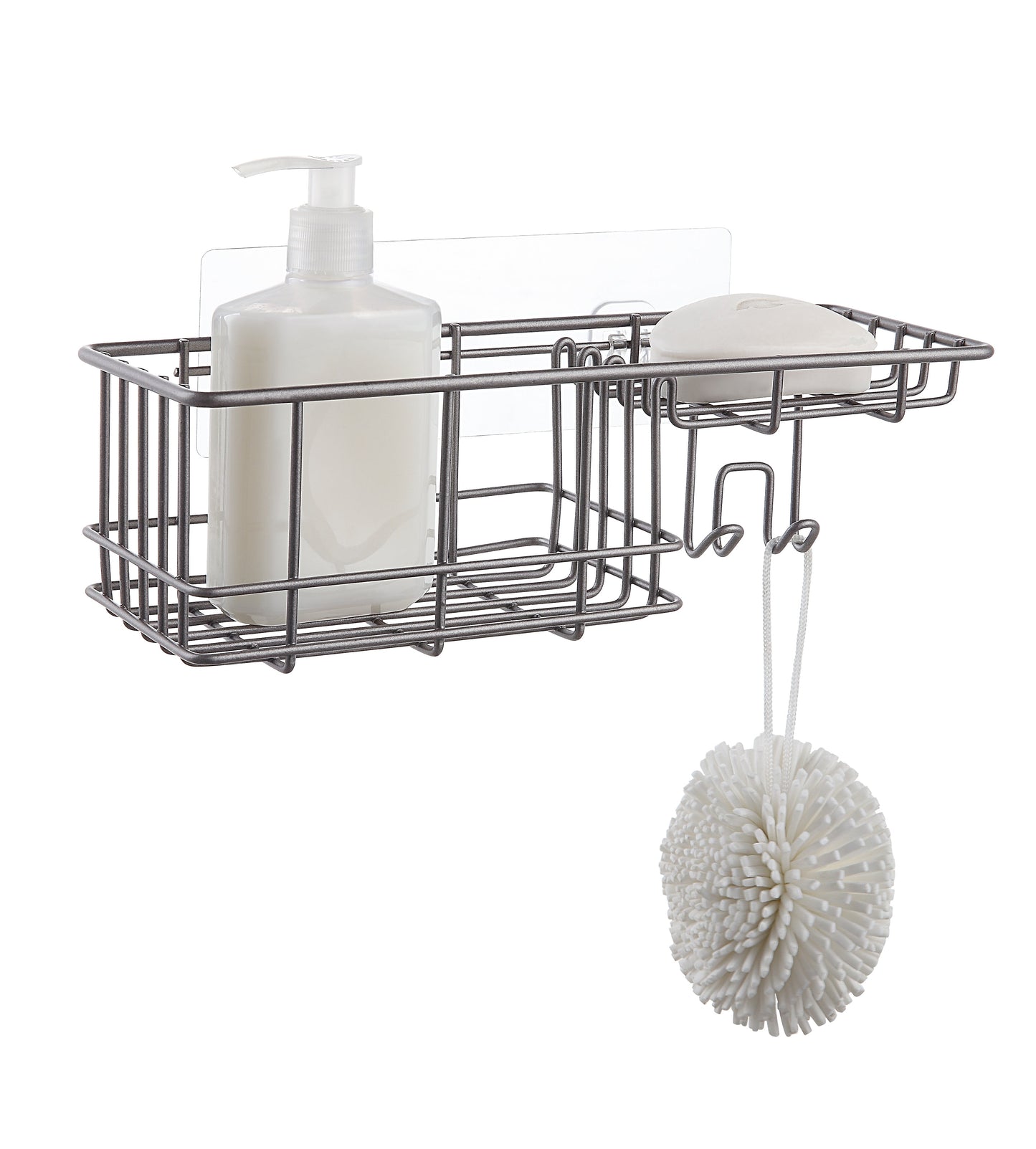 Adhesive OPP Shower Basket Shelf
