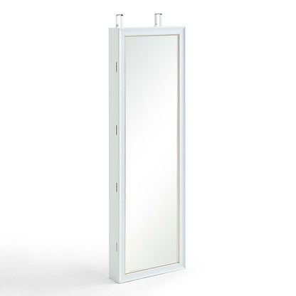 Over The Door Jewelry Armoire with Mirror