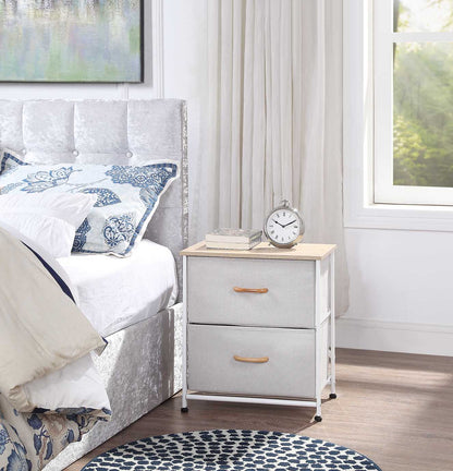 Vertical Dresser Storage Tower - 2 Drawers