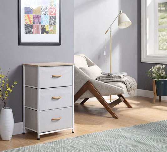 Vertical Dresser Storage Tower - 3 Drawers
