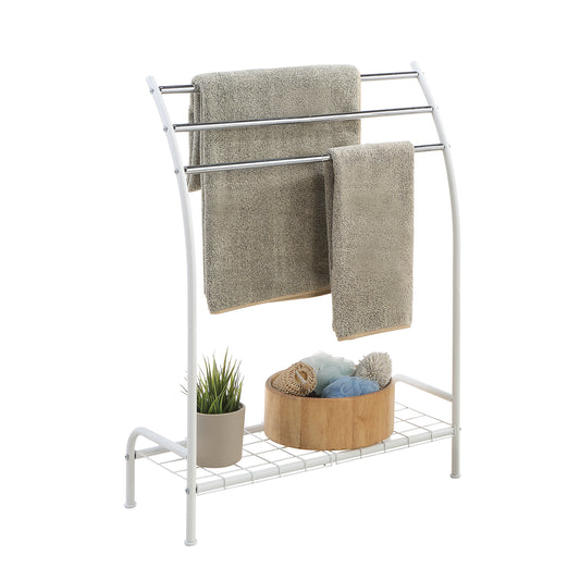 Beal OPP Floor FreeStanding Towel Rack With Removable Wire Shelve